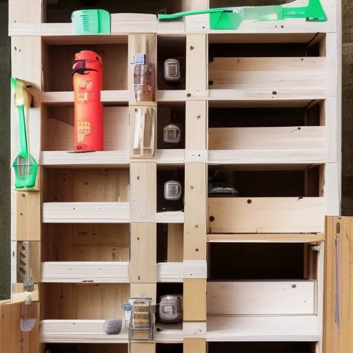 

Une image d'une boîte de rangement en plastique remplie de vieux outils de bricolage, avec une étiquette indiquant "Recyclage". Cette image